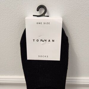 Topman black no show liner socks (5 pairs)